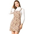 thumbnail image 1 of INSPIRE CHIC Robe Salopette Décontractée pour Femme à Imprimé Floral à Bretelles Ajustables, 1 of 7