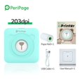 thumbnail image 2 of PeriPage Mini Pocket All-in-One Thermal Printer Wireless BT Picture Photo Label Memo Receipt Paper Printer AR Photo Function with USB Cable Support for Android iOS Smartphone Windows, 2 of 7