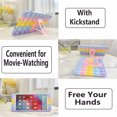 thumbnail image 5 of Case For Ipad 8th Generation Case - Bubble Fidget Sensory Ipad 8 10.2" Case For Kids Stylish Rainbow Soft Release Stress Shockproof Case With Fold Stand, 5 of 5
