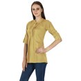 thumbnail image 2 of Haut Décontracté Été Robe d'Été Unie Tunique Boho Coton Vêtements pour Femmes, 2 of 4