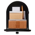 thumbnail image 3 of Gibraltar Mailboxes Stanley Extra-Large Capacity Galvanized Steel Black, Post-Mount Mailbox, ST200B00, 3 of 8