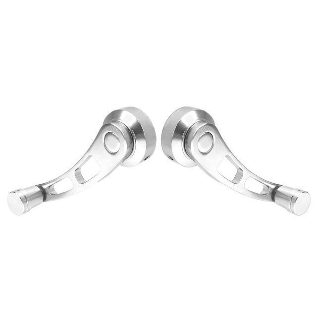 Aramox Window Crank,2Pcs Alloy Window Handle Riser Winder Crank With Mounting Accessories Fit For Classic Car