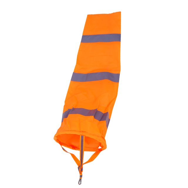 Orange Color With Reflective Belts Windsock Windsock, Measuring Wind Direction Wind Sock Bag, For Meteorology Chemical Industry