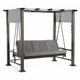 thumbnail image 2 of Garden Winds Replacement Canopy Top Cover for Broyhill Pergola Daybed Swing - Riplock 350 - Slate Gray, 2 of 4