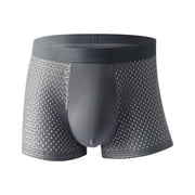 FhsagQ Underwear Mens Underwear Boxers Briefs Cotton Blend Mens High Waist Briefs Oversized Loose Breathable Comfortable Underpants Mens Underwear Boxers Briefs White Super Fit Dark Gray XXXL