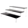 thumbnail image 1 of Character Car Airplane Toys Riser Display Stand Desktop Decoration Organizer Black 40cm 3 Tier, 1 of 4