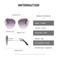 thumbnail image 2 of Rimless Sunglasses,Women Rimless Sunglasses Outdoor Outdoor Sunglasses Sunglasses Performance Driven, 2 of 7