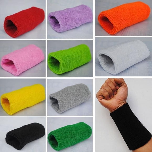 Nouveaux Bracelets Bande de Poignet Bande Anti-Sueur Bande Anti-Sueur pour Sport Tennis Basketball
