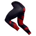 thumbnail image 3 of Pantalon de Sport pour Homme Imprimé Moulant Extensible Évacuant l'Humidité Course Gym Basketball, 3 of 7
