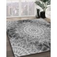 thumbnail image 3 of Ahgly Tapis d'Intérieur Lavable en Machine Carré Gris Nuage Gris, 4 Pieds Carré, 3 of 7