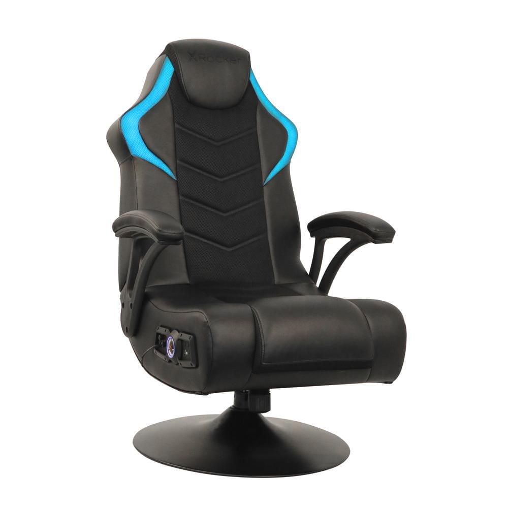 ＄-Rocker X Rocker Torque+ RGB 2.1 Dual Wireless Pedestal Gaming Chair with