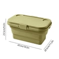 thumbnail image 3 of Kbndieu Boîte de Rangement Multifonctionnelle Pliable en Matériau Hydrofuge Grande Capacité Pouvant Se Transformer en Poignée Dissimulée Portable de Table en Quelques Secondes Sports et Plein Air, 3 of 7