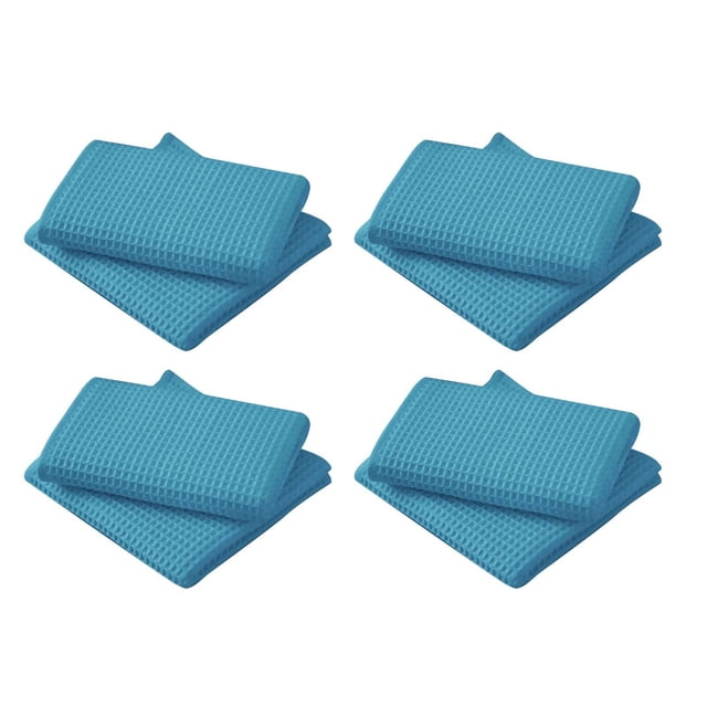 Kitchen Water Absorbent Lint Dishwashing Cloth Cleaning And Decontamination Scouring Pad Household Household Quick Drying Cleaning Rag 4PC Hand Cleaning Towels Fringe Hand Towels Lattice Towel Glass