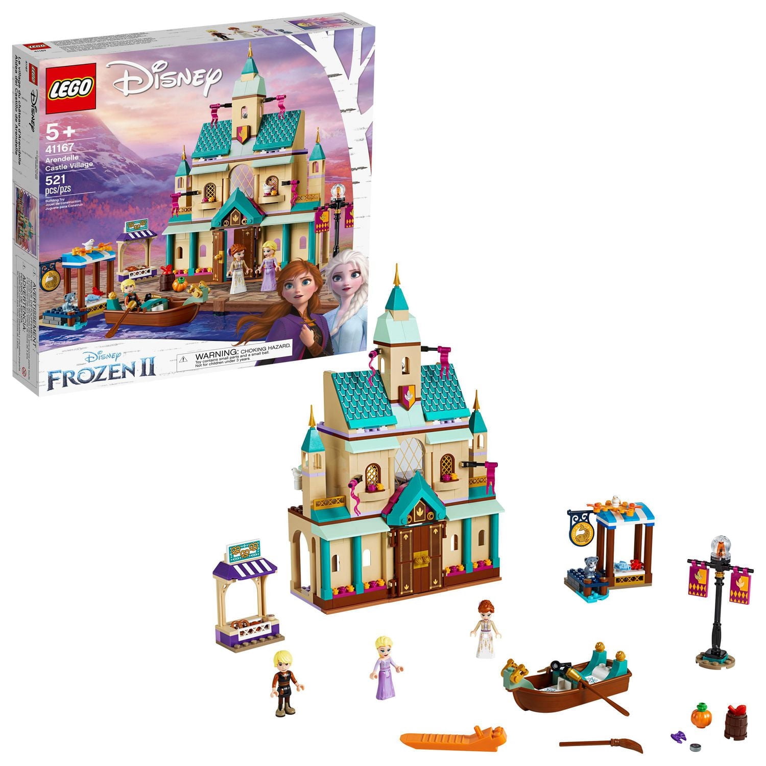 LEGO Disney Frozen II Arendelle Castle Village 41167 Toy Building Kit