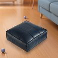 thumbnail image 1 of Birdeem Pouf Ottoman de Rangement en Similicuir, Housse de Repose-Pieds Non Rembourrée de 15,7 Pouces pour Usage Intérieur Extérieur, Coussin de Sol Style Marocain avec Capitonnage Diamant Fait à la Main, 1 of 9