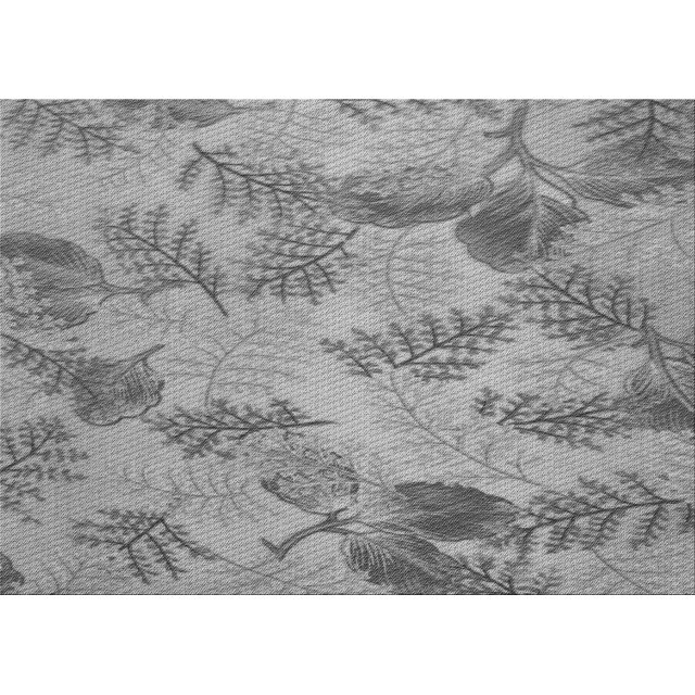 Ahgly Company Machine Washable Indoor Rectangle Transitional Gray Cloud Gray Area Rugs, 2' x 4'