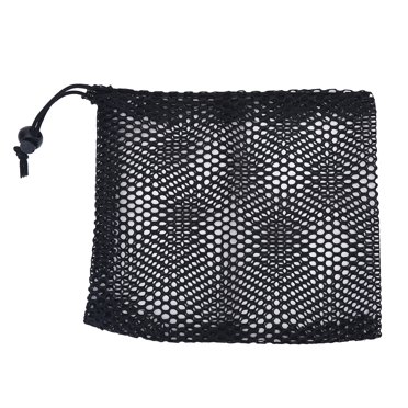 WALFRONT Sac en Filet pour Balles de Golf, Pochette à Cordon en Nylon avec Filet, Porte-Balles de Golf, Sac de Rangement Accessoire (P/M/G)