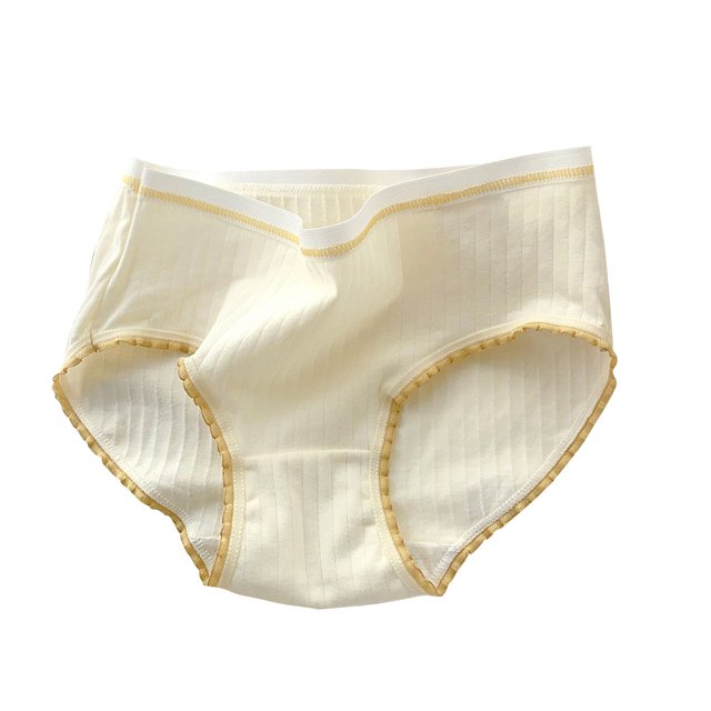 Ultra-Soft Cotton Imitation Girls Underwear - Breathable Mid Rise Hypoallergenic Panties (3-15Y)