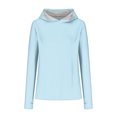 thumbnail image 5 of Timegard Womens Hoodies Plus Size Long Sleeve Thumb Hole Pullover Fall Casual Solid Color Comfy Tops, 5 of 5