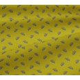 thumbnail image 5 of oneOone Silk Tabby Fabric Leaves & Floral Block Print Fabric BTY 42 Inch Wide, 5 of 5