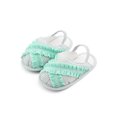 thumbnail image 1 of goowrom Baby Sandals Shoes with Plaid Pattern, Elastic Band Non-Slip Bottom Clothing Accessory, 1 of 5