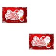 thumbnail image 2 of Maytalsory Soft And Comfortable Christmas Doormats Water Absorption For Easy To Clean merry christmas 2Set, 2 of 6