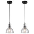 thumbnail image 1 of Ciata Lighting 1-Light Indoor Adjustable Mini Pendant - Bronze Indoor Pendant (2 Pack), 1 of 4