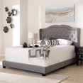 thumbnail image 2 of Bowery Hill Fabric Tufted Full Bed in Grey, 2 of 8