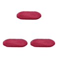 thumbnail image 2 of Thinsony Polyester Stylish Bathroom Carpet With Non-slip For Any Room Easy To Clean Bathroom Rugs Soft Winered 3Set, 2 of 6