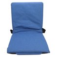 thumbnail image 2 of Chaise de Gradins Portable, Coussin de Gradins en Tuyau d'Acier Confortable avec Dossier Antidérapant pour le Camping, 2 of 7