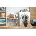 thumbnail image 2 of Ahgly Company Tapis de Zone Rond d'Intérieur Lavable à la Machine, Style Transitionnel, Blond Doré Doré, 4 Pieds Rond, 2 of 7