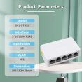 thumbnail image 4 of 5 8 Ports UTP RJ45 Gigabit Ethernet Switch 1000 Mbps Mini Network Switches VLAN Ethernet Splitter Lan Hub Switch 8Port 1000M EU PLUG, 4 of 6