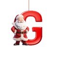 thumbnail image 2 of Vaidha 26 Letters Christmas Tree Decoration Pendant Christmas Tree Ornaments Personalized DIY Christmas Ornaments Christmas Decoration Xmas Tree Hanging Decor Feature, 2 of 5