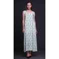 thumbnail image 2 of Bimba Rayon Shibori Printed Spaghetti Strap Sleeveless Womens Cami Maxi Slip Swing Dress-XSmall, 2 of 5