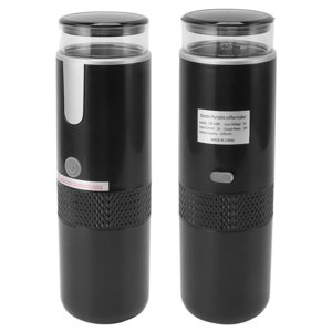 Mini Cafetière Portable Pocket, Rechargeable Cafe machine Portable Manually Operated for Hiking
