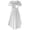 White, variant on Women Maternity Casual Striped Short Sleeve Nursing Dress Striped Multifunctional Striped Maternity Dress Mom Lactation Dress