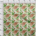 thumbnail image 3 of oneOone Cotton Silk Brown Fabric Floral Sewing Craft Projects Fabric Prints By Yard 42 Inch Wide, 3 of 4