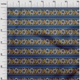 thumbnail image 2 of oneOone Viscose Chiffon Fabric Leaves & Floral Block Printed Fabric 1 Yard 42 Inch Wide, 2 of 4