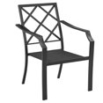 thumbnail image 4 of Patiojoy 2 PCS Patio Dinning Chairs Cushioned Chairs w/Steel Frame for Garden Backyard & Poolside, 4 of 5