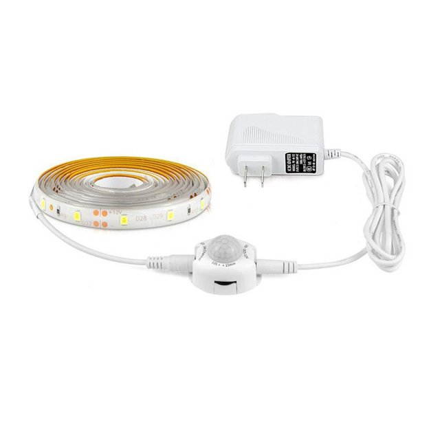 Bande Lumineuse à Capteur de Mouvement Intelligent LED Flexible Étanche (2m US)