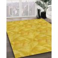 thumbnail image 3 of Ahgly Company Tapis d'Intérieur Lavable en Machine Carré Transitionnel Or Jaune, 8 Pieds Carré, 3 of 7