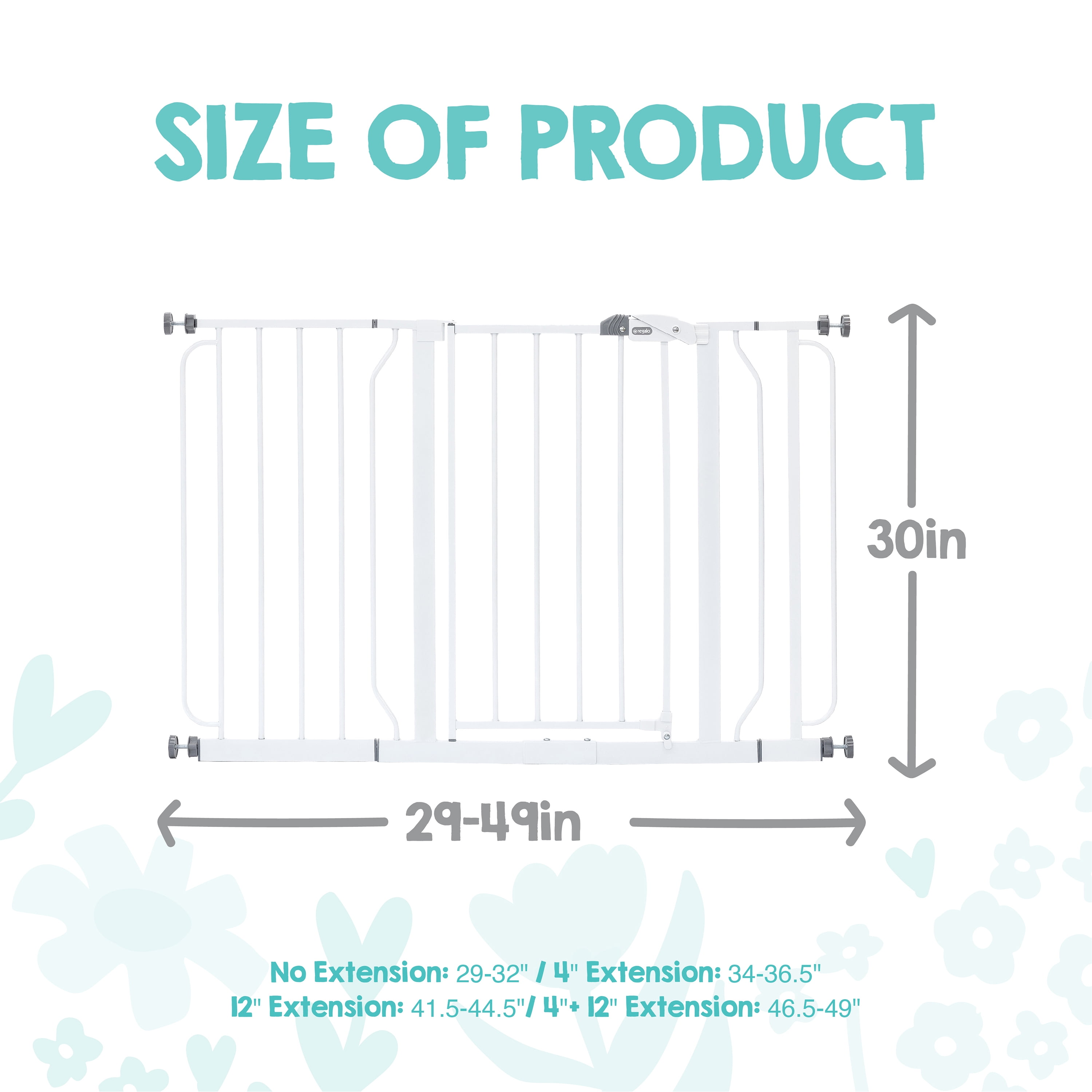 Regalo International Easy Step Extra Wide Baby Gate