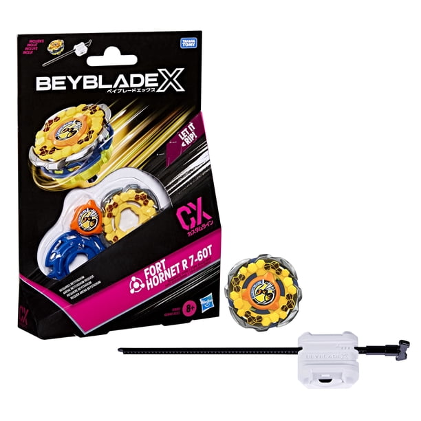 Beyblade X Fort Hornet R 7-60T CX Starter Pack Top and Launcher