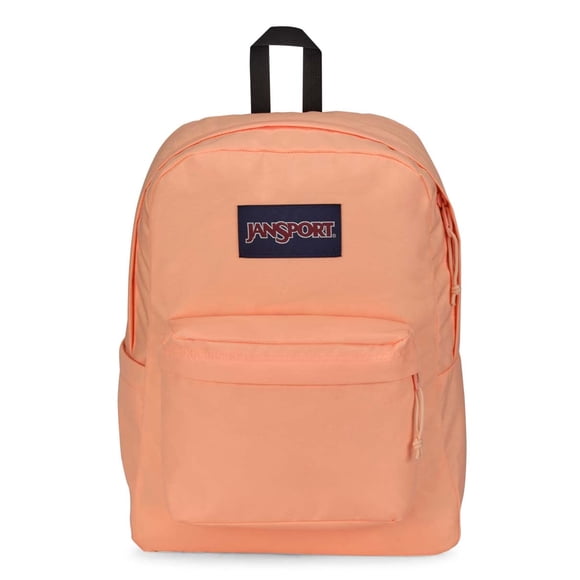 JanSport Superbreak Plus Backpack, Peach Neon, One Size