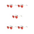 thumbnail image 3 of maskred PVC Heart-Shaped Glasses Non-Slide Silicone Nose Pads And Mulitple Colours For Chic Look Gold Metal red 5Set, 3 of 6