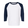 thumbnail image 1 of M&O 5540 Raglan Three-Quarter Sleeve Baseball T-Shirt, 1 of 2