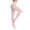Pink, variant on Aocisk Womens 80 Soft Semi Opaque Solid Color Footed Pantyhose Tights Casual Candy Tone Party Outfit Accessories White One Size