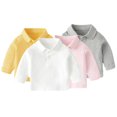 thumbnail image 1 of Automne & Hiver Chandail Col Rond en Coton Uni pour Garçons Filles Super Confortable Vêtements pour Enfants, 1 of 9