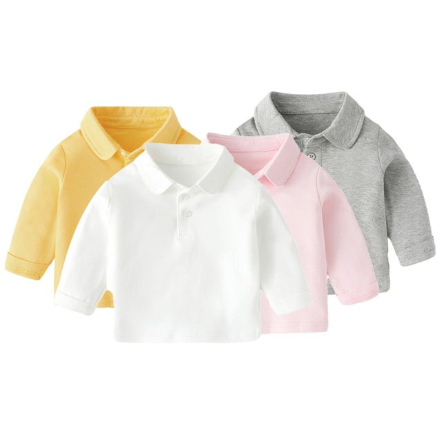 Automne & Hiver Chandail Col Rond en Coton Uni pour Garçons Filles Super Confortable Vêtements pour Enfants