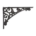 thumbnail image 3 of GROWTH TANK Wall Shelf Bracket Compact Shelf Support for Kitchen Book Shelves Wall Decor Black, 3 of 9